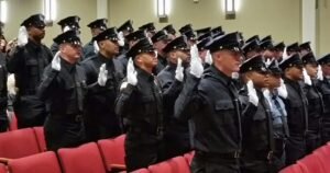 agente di polizia in uniforme a mestre