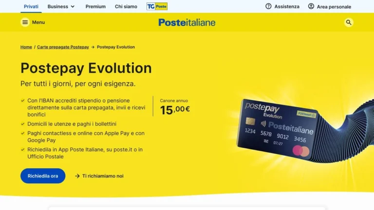 PostePay Evolution Ha Un IBAN Per Gestire Bonifici E Pagamenti 1 carta postepay evolution con simboli iban e bonifico
