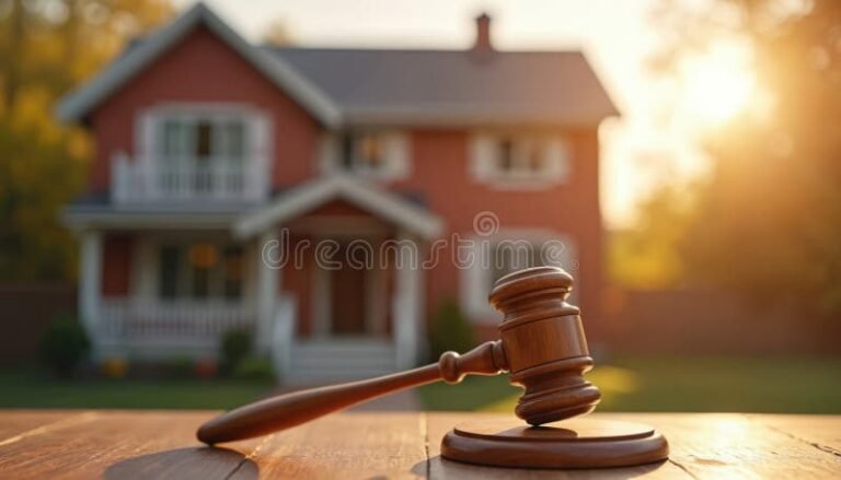 casa allasta con martello giudiziario davanti