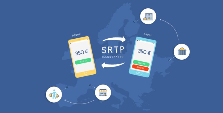 illustrazione di pagamento digitale sicuro sepa