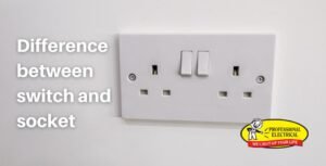 interruttore elettrico e prese di casa