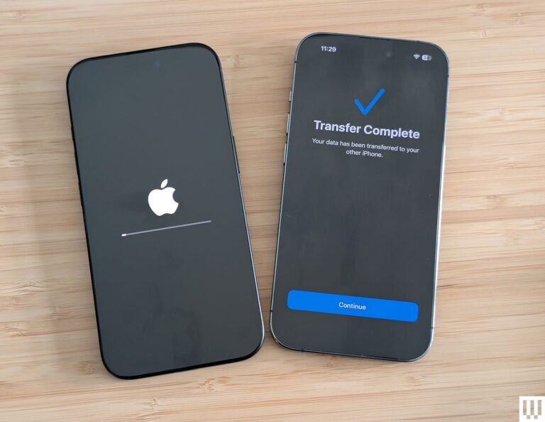 iphone con freccia che indica trasferimento dati