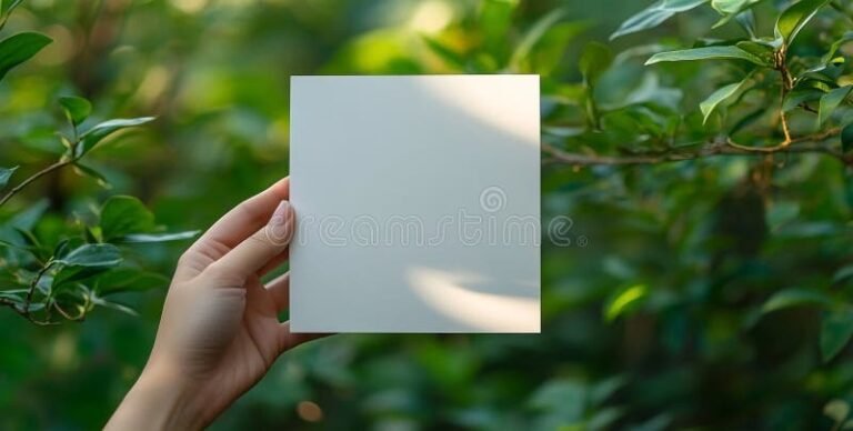 Carta sì o no: Quali sono i vantaggi e gli svantaggi dell'uso della carta 5 mano che tiene foglio di carta naturale