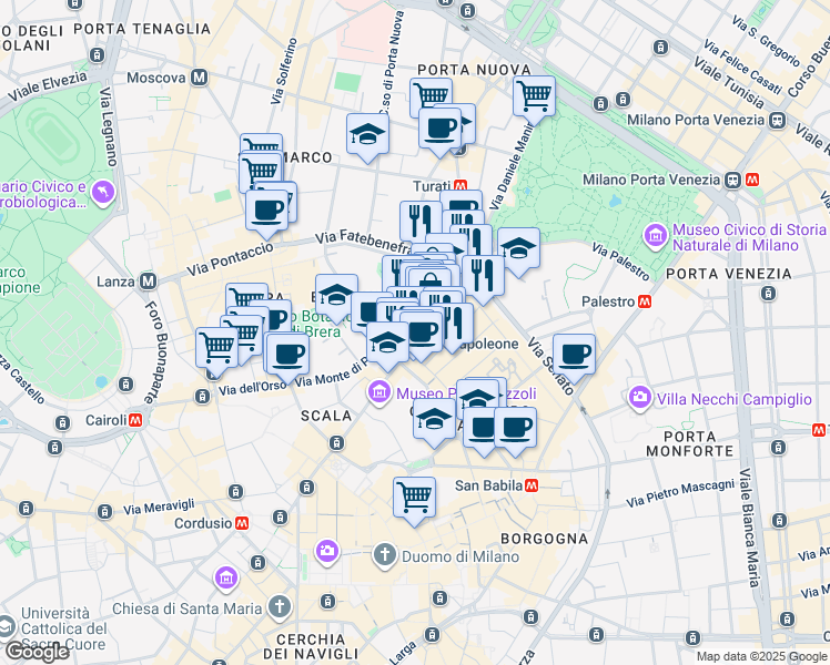 Dove si Trova Esattamente Villa Maria in Via Manzoni 38 mappa dettagliata con segnalazione di via manzoni