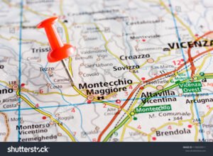mappa dettagliata di montecchio maggiore urbana