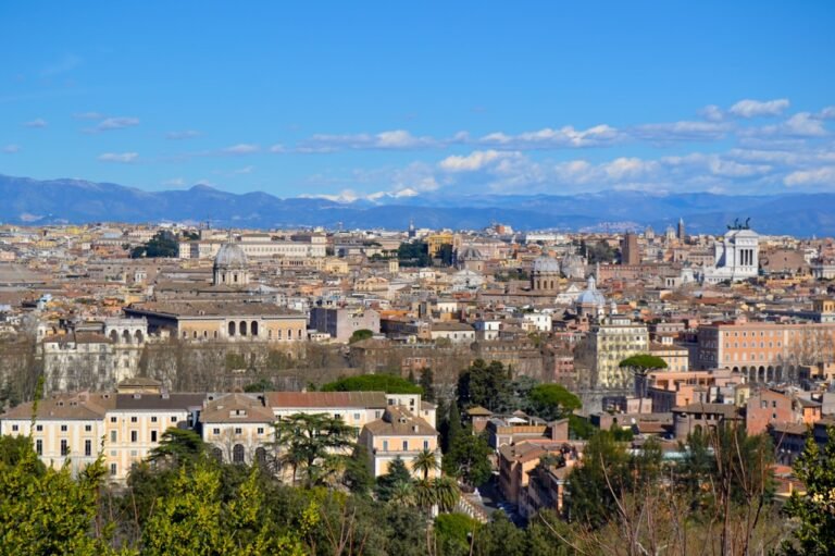 paesaggio panoramico della piana del sole roma