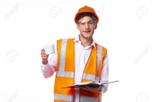 persona con divisa di sicurezza professionale