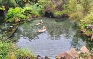 piscina termale con cenni di natura rilassante