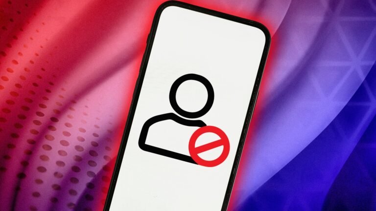 telefono con icona blocco chiamate sullo schermo