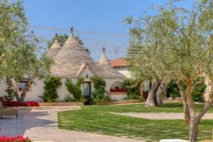 veduta panoramica di una masseria tradizionale pugliese