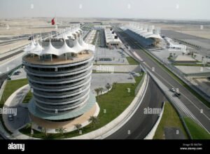 vista panoramica del bahrain international circuit