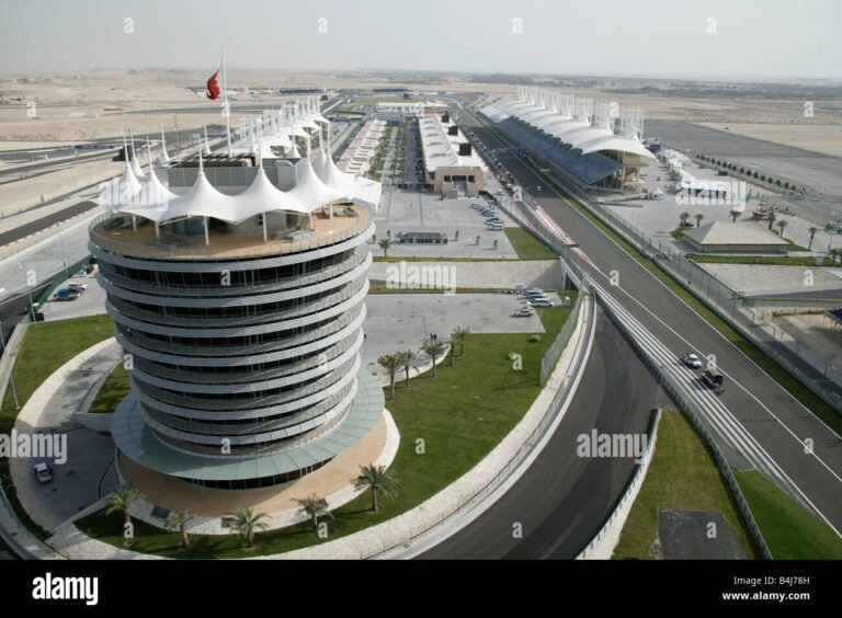 vista panoramica del bahrain international circuit