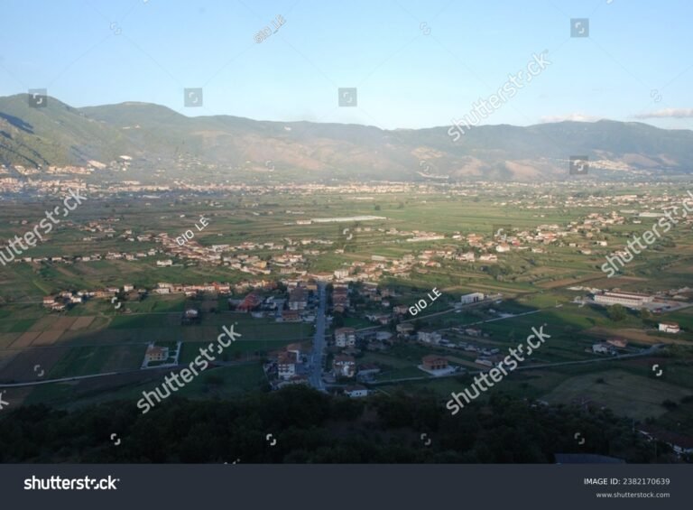 vista panoramica di sala consilina centro urbano